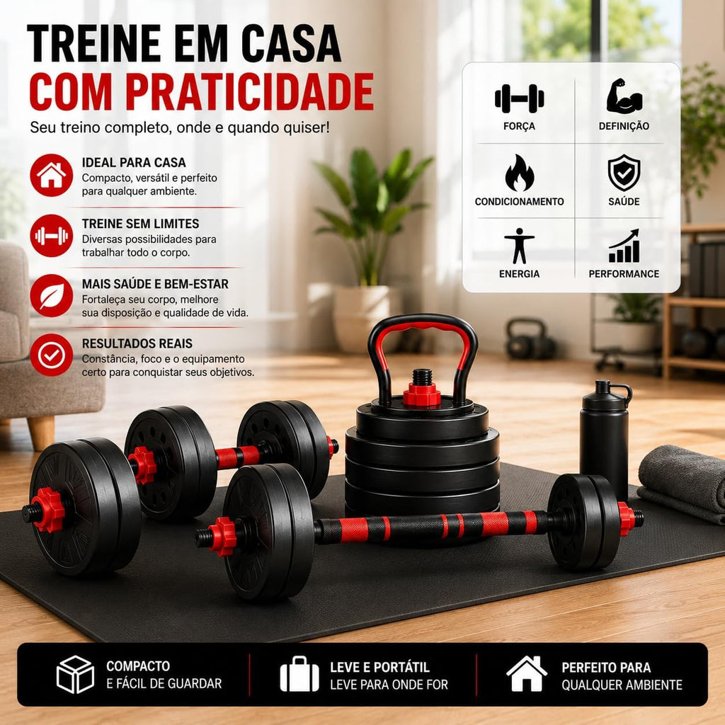 Academia em Casa Completa 6 em 1