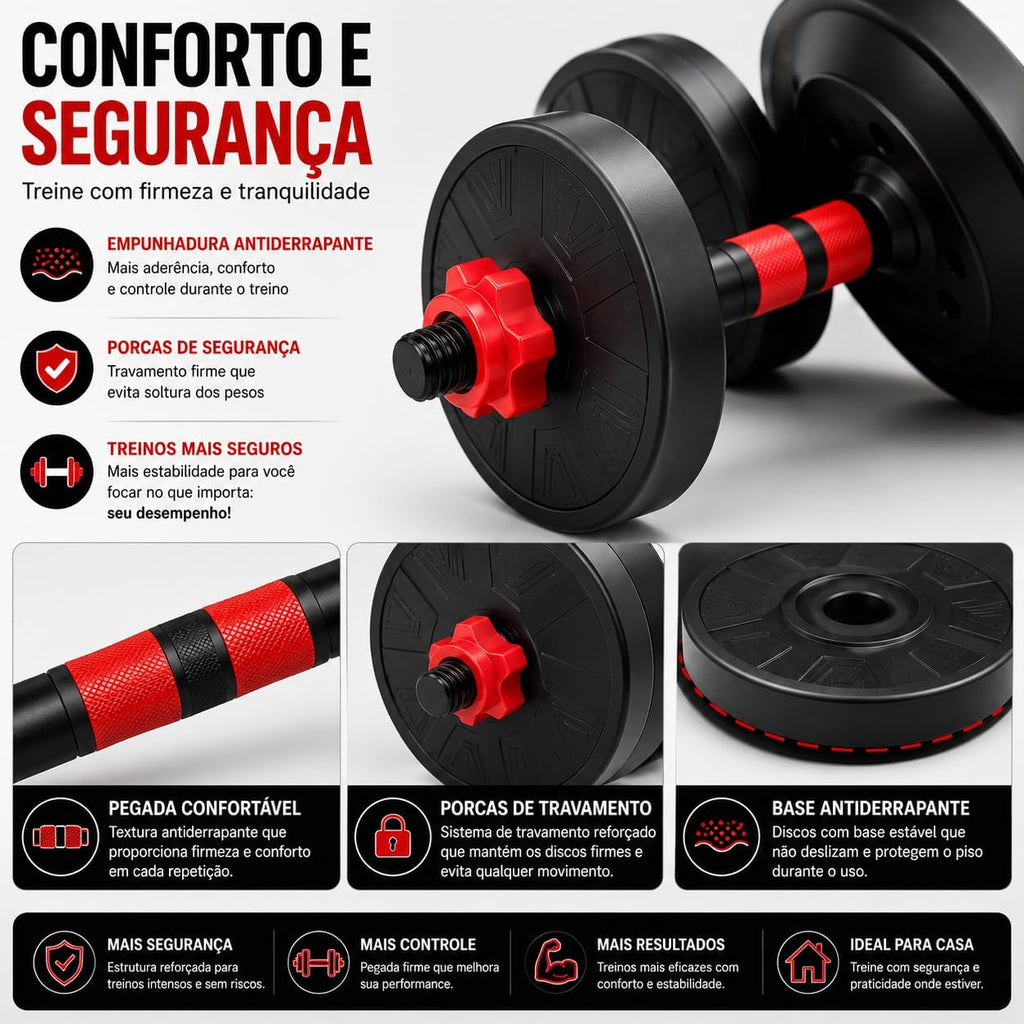 Academia em Casa Completa 6 em 1